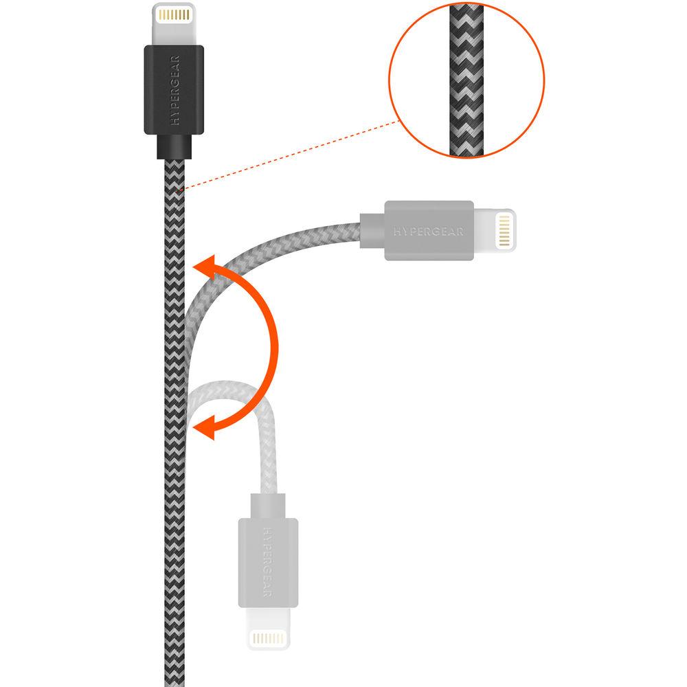 HyperGear MFi Lightning Charge & Sync Braided Cable