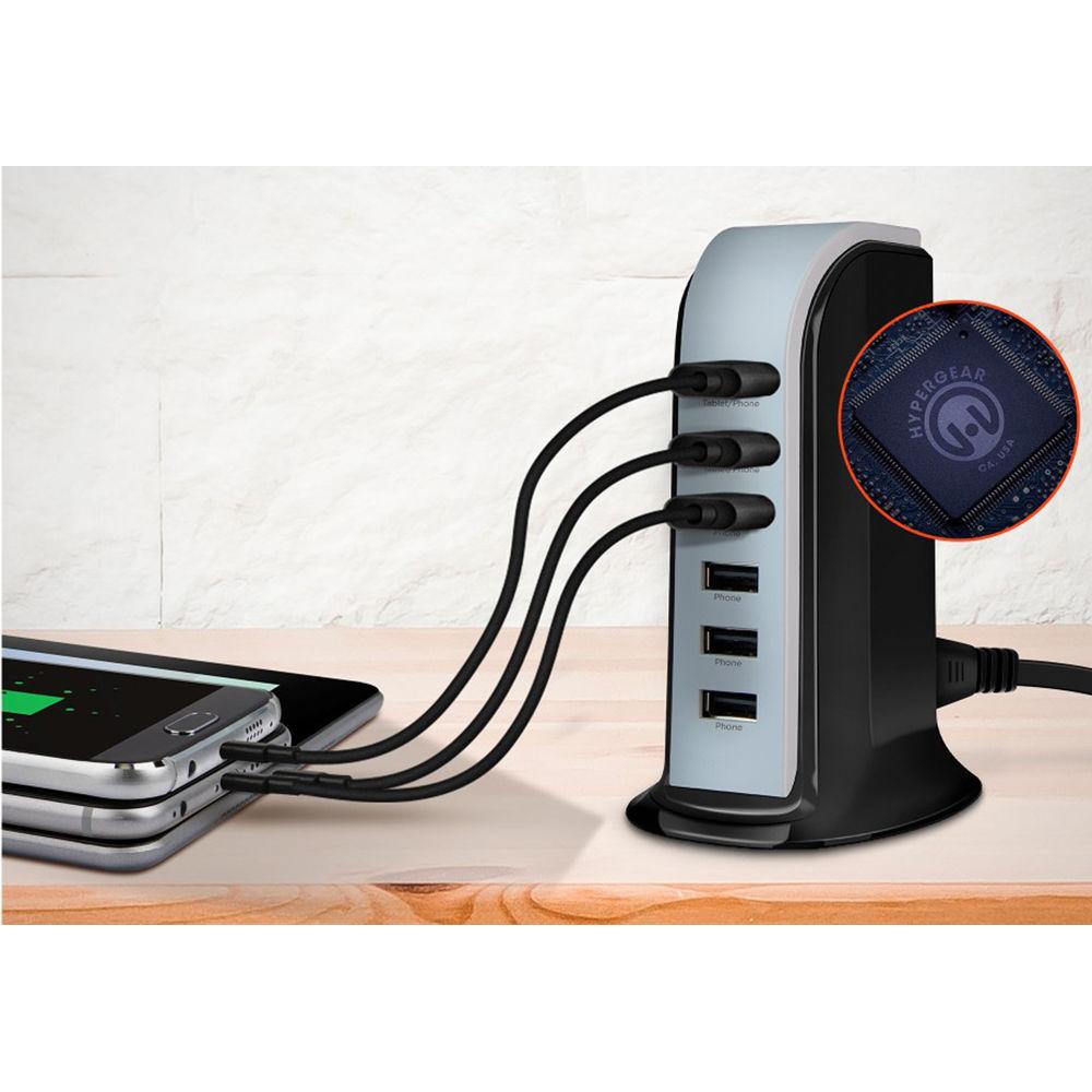 HyperGear Power Tower 6 High-Speed Charging Station