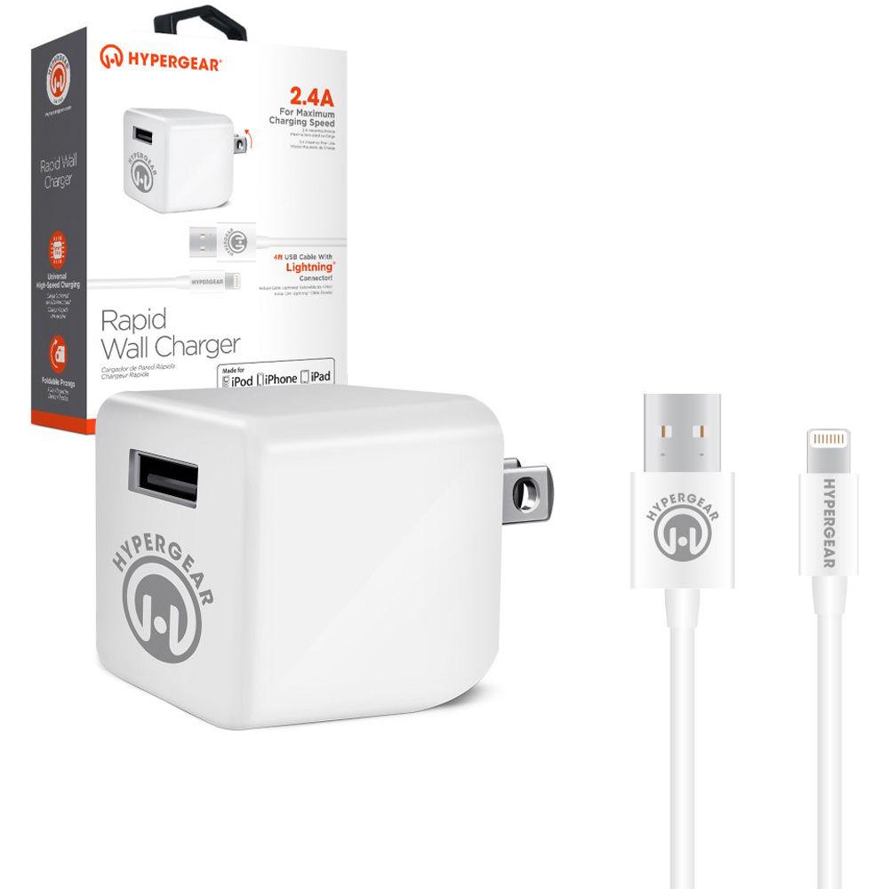 HyperGear Rapid Wall Charger with Lightning Connector Cable