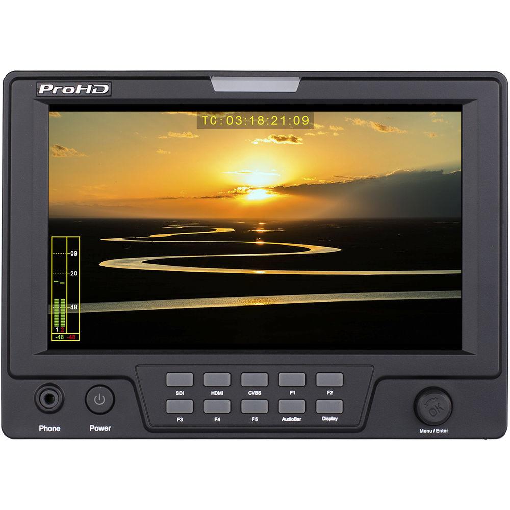 JVC DT-X71HP ProHD 7" 3G-SDI HDMI On-Camera LCD Monitor