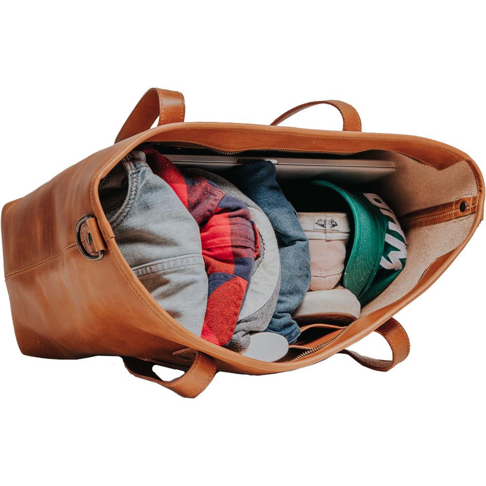 Kelly Moore Bag Weekender Full-Grain Leather Oversized Tote