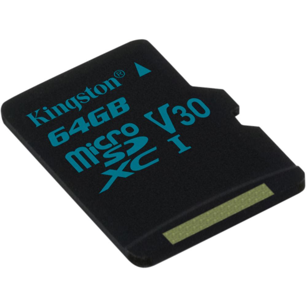 Kingston 64GB Canvas Go! UHS-I microSDXC Memory Card
