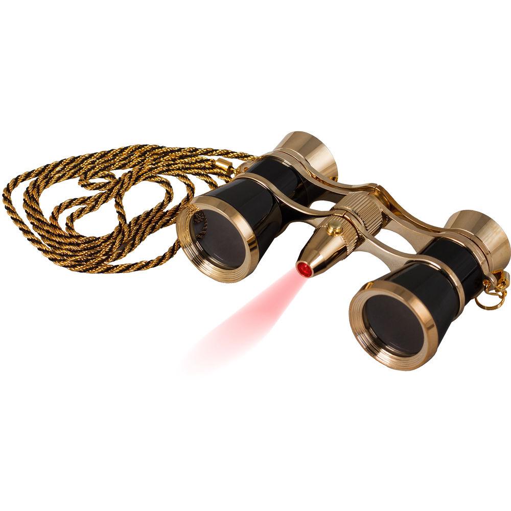 Levenhuk Broadway 325F Opera Glasses with Chain