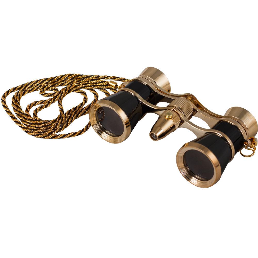 Levenhuk Broadway 325F Opera Glasses with Chain