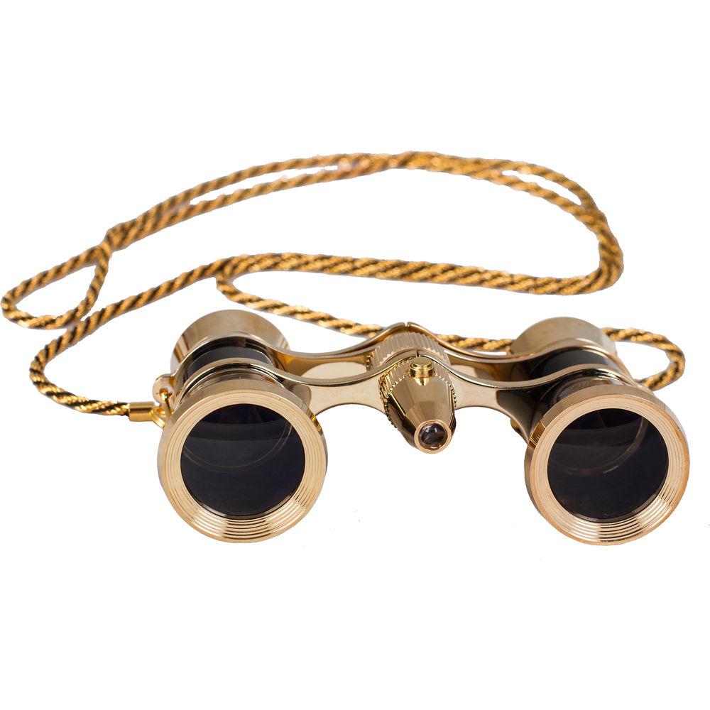 Levenhuk Broadway 325F Opera Glasses with Chain