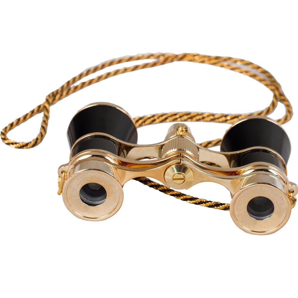 Levenhuk Broadway 325F Opera Glasses with Chain
