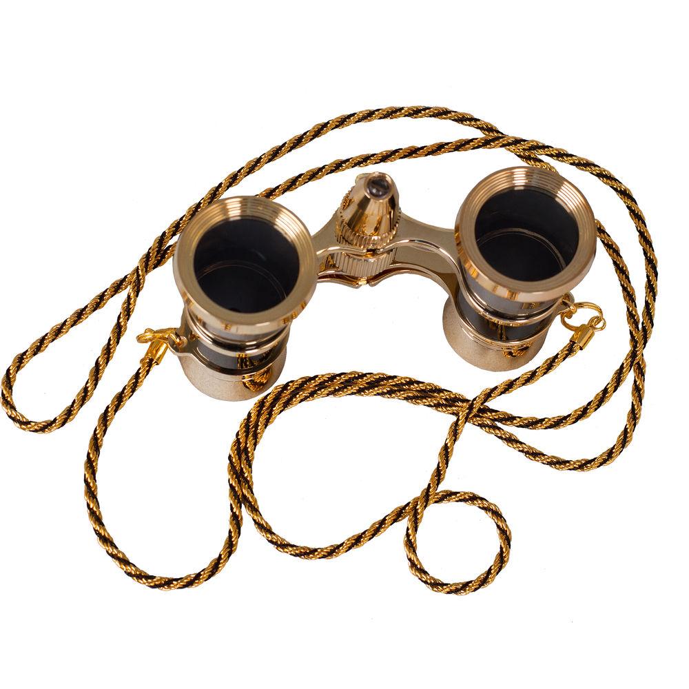 Levenhuk Broadway 325F Opera Glasses with Chain