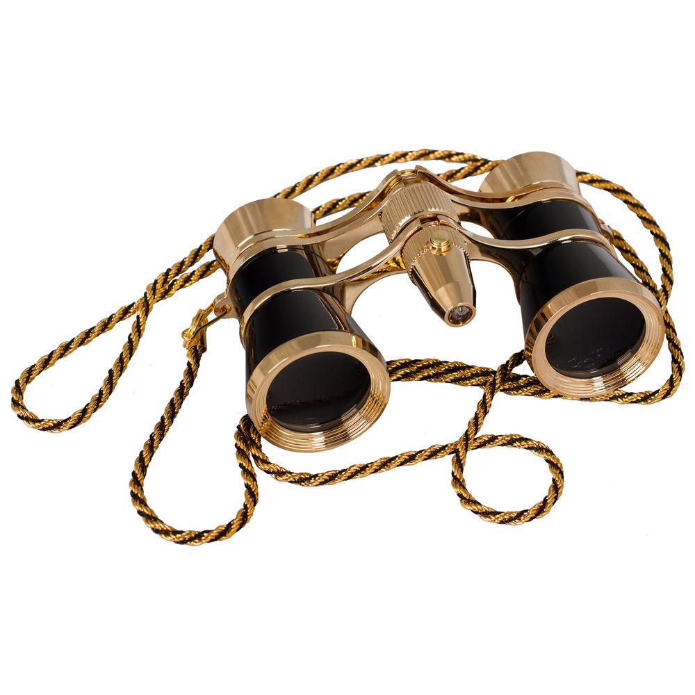 Levenhuk Broadway 325F Opera Glasses with Chain