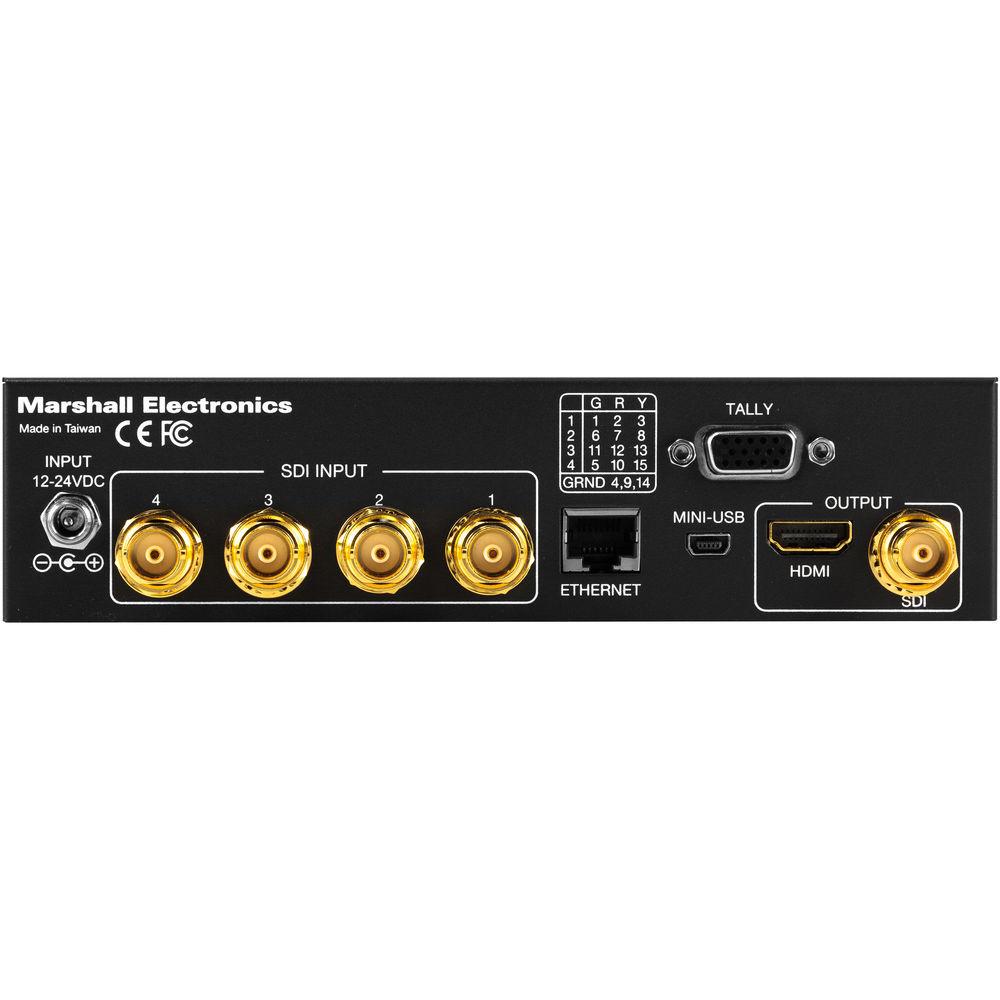 Marshall Electronics 4 x 3G HD SD-SDI Channel Multiviewer with SDI HDMI Output