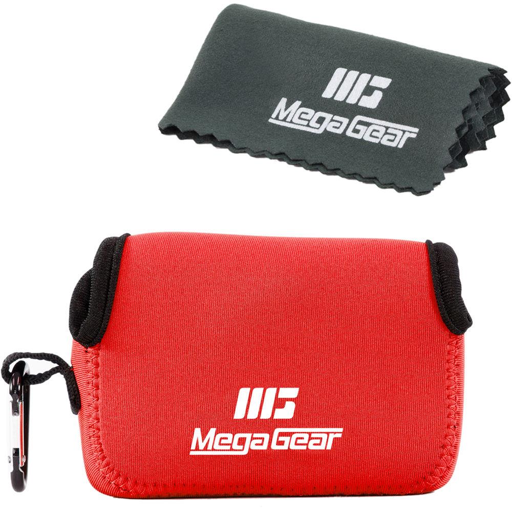 MegaGear Ultra-Light Neoprene Camera Case with Carabiner for Panasonic LUMIX DMC-LX10K