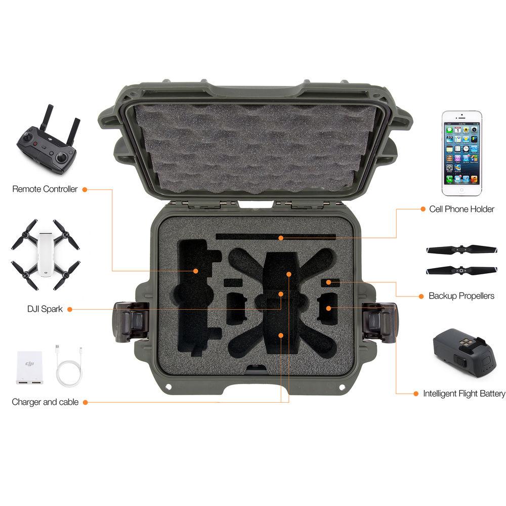 Nanuk 905 Waterproof Hard Case for DJI Spark