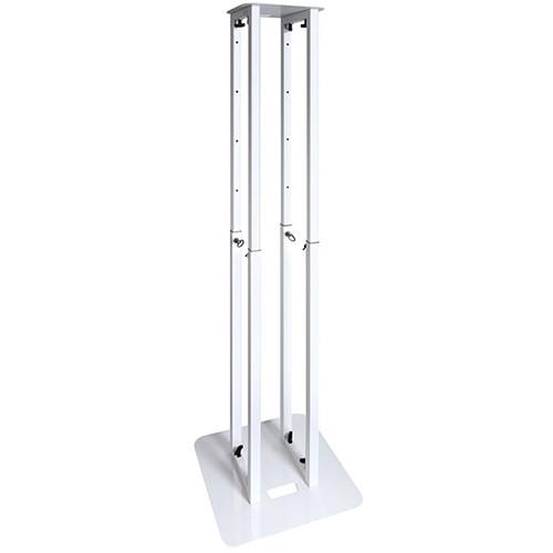 Novopro PS1XL Height-Adjustable Podium Stand with White & Black Scrims