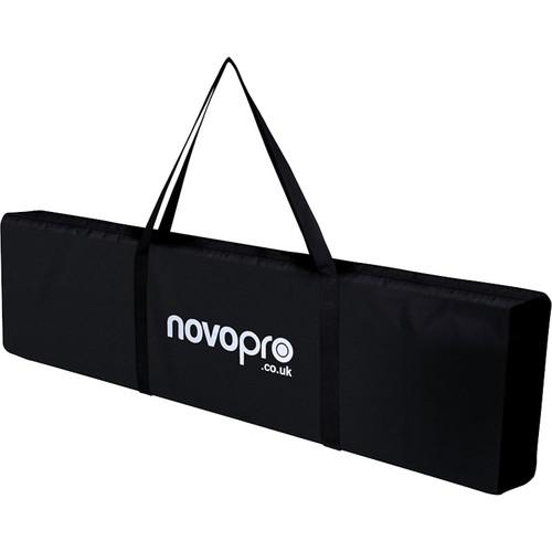 Novopro PS1XL Height-Adjustable Podium Stand with White & Black Scrims