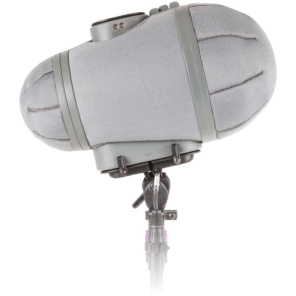 Rycote Stereo Cyclone MS Kit 14 Windshield System for DPA 4017C and Ambient Emesser