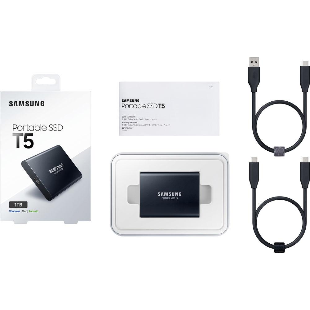 Samsung 1TB T5 Portable Solid-State Drive