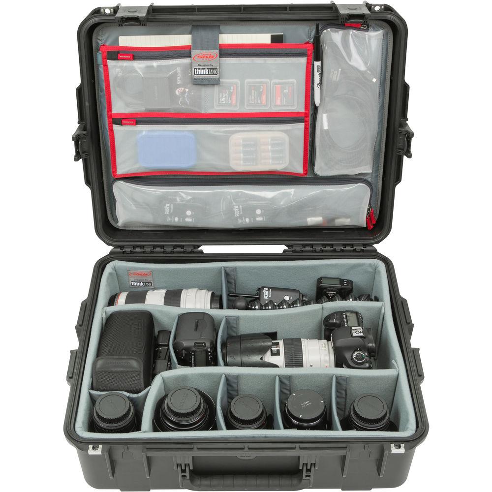 SKB iSeries 2217-8 Case with Think Tank Photo Dividers & Lid Organizer