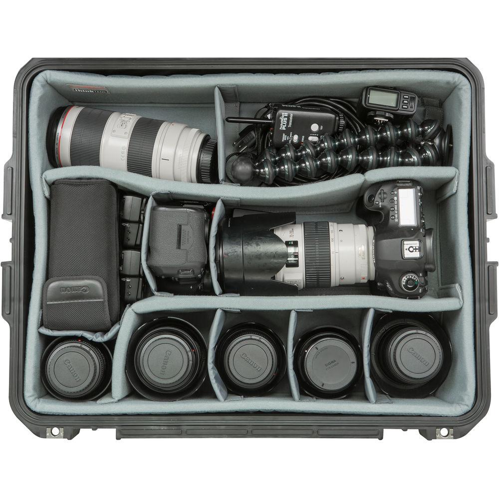 SKB iSeries 2217-8 Case with Think Tank Photo Dividers & Lid Organizer