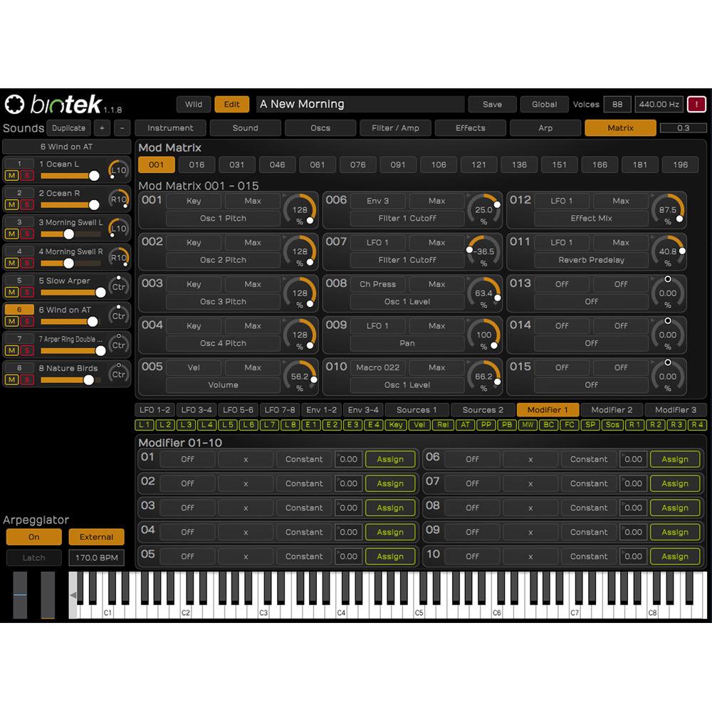tracktion BioTek - Organic Synthesizer Plug-In