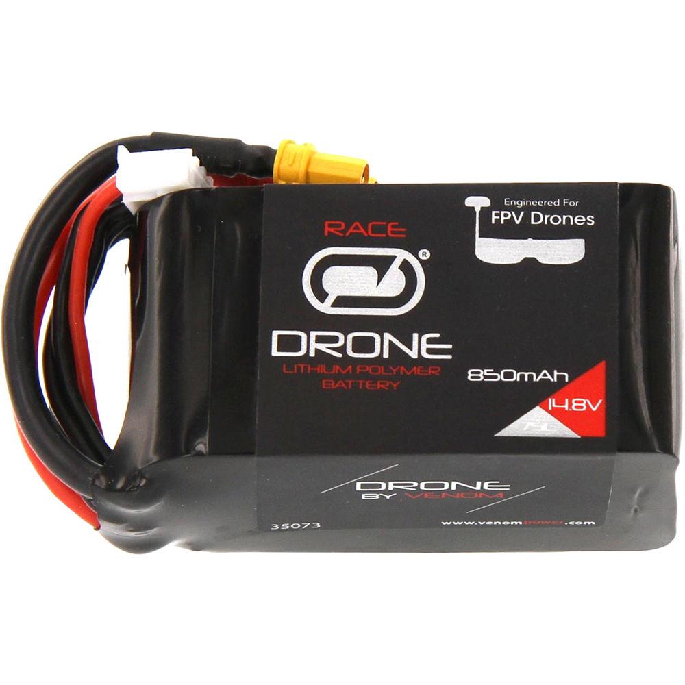 Venom Group Venom 75C 4S 850mAh 14.8V Drone Racing Lipo With Xt30 Plug