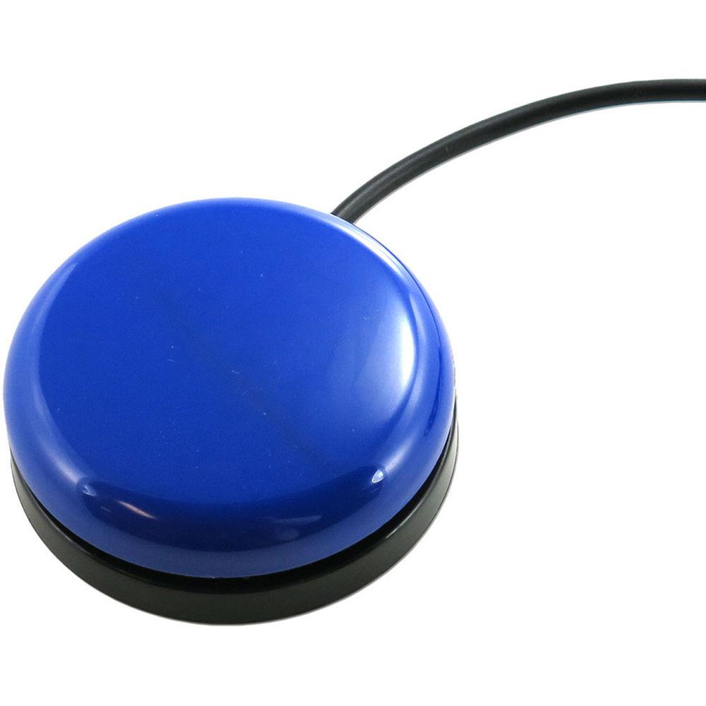 X-keys XK-1442-ORGB-BU USB 3-Switch Interface Bundle with 3 Orby Switches & TRRS 3-Way Splitter Cord