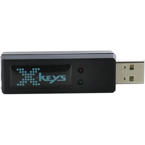 X-keys XK-1442-ORGB-BU USB 3-Switch Interface Bundle with 3 Orby Switches & TRRS 3-Way Splitter Cord