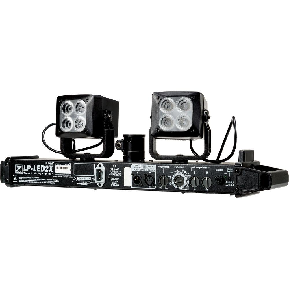 Yorkville Sound LP-LED2X 2-Head High-Performance LED Lighting System