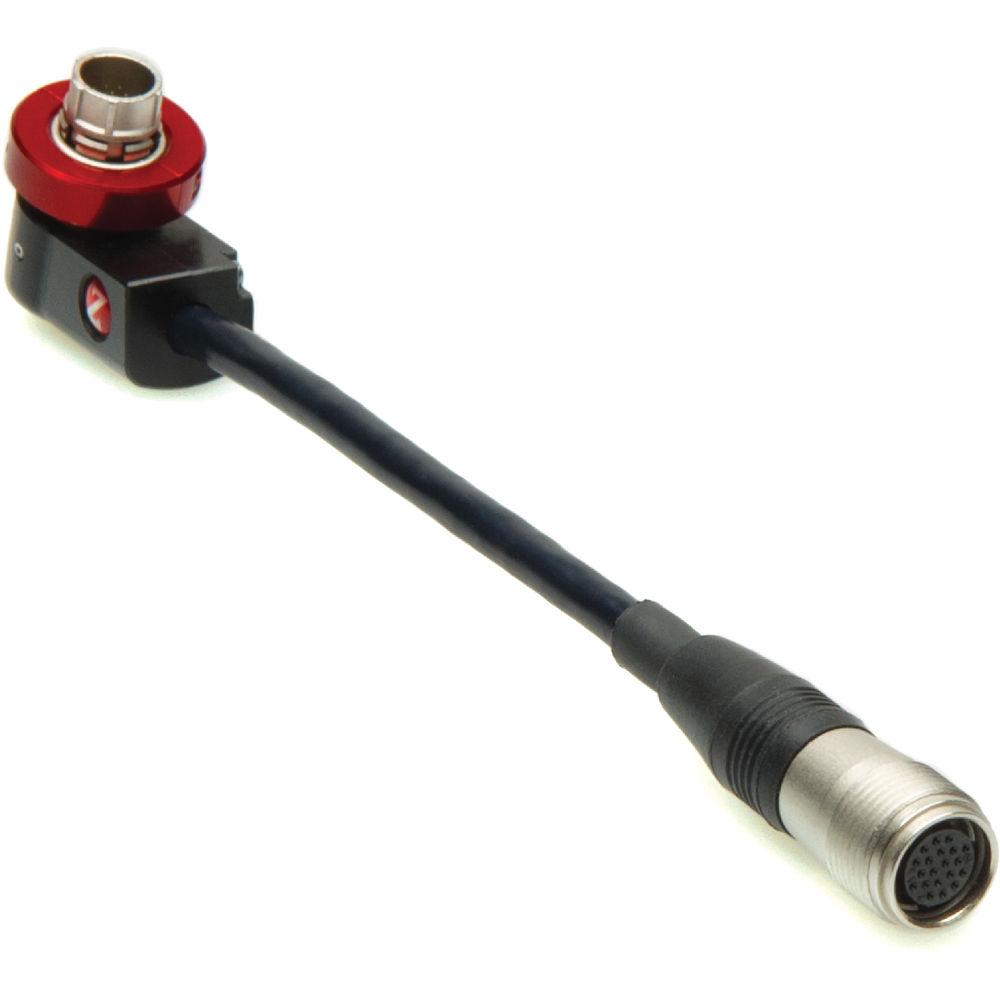 Zacuto Lens Support for Canon 18-80 with Right Angle 6" Cable for ZSG-C10 Zoom Grip