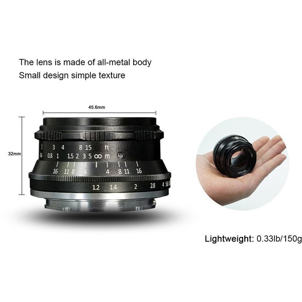 7artisans Photoelectric 35mm f 1.2 Lens for Canon EF-M