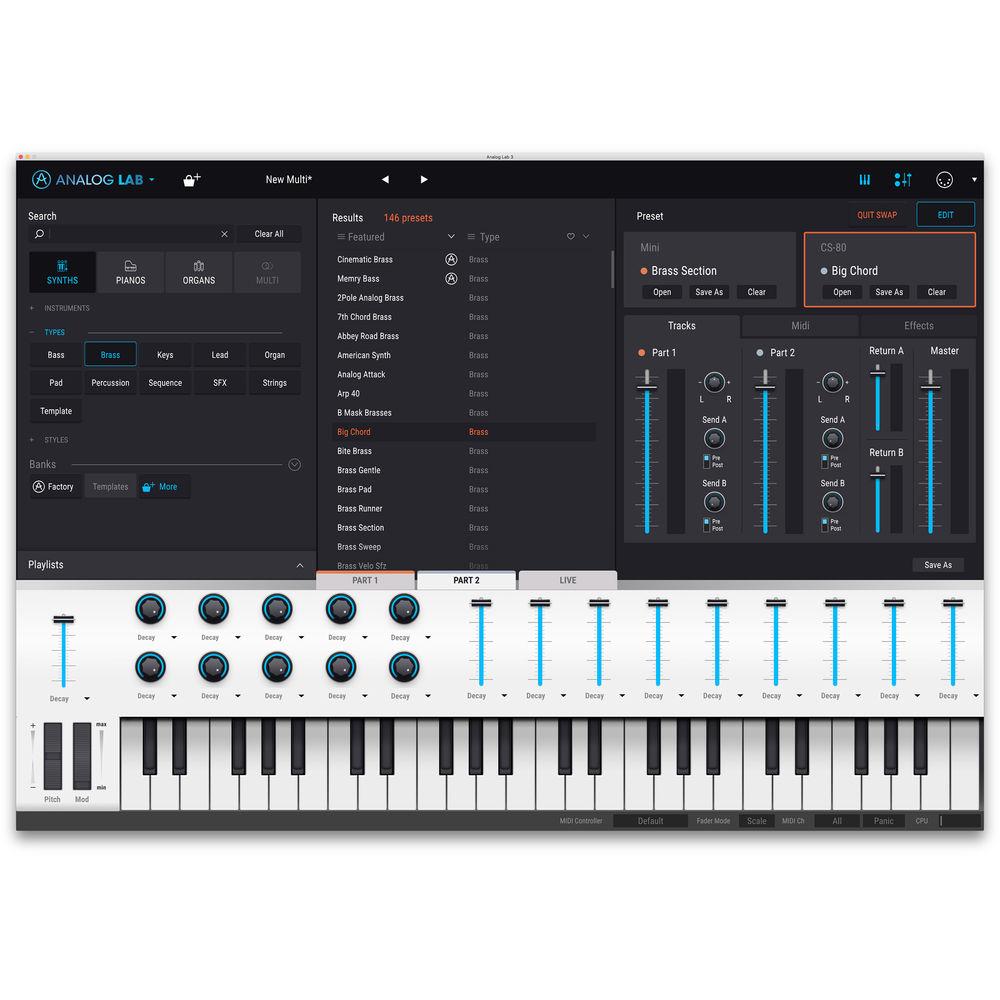 Arturia Analog Lab 3 Ultimate Keyboard Sound Collection License
