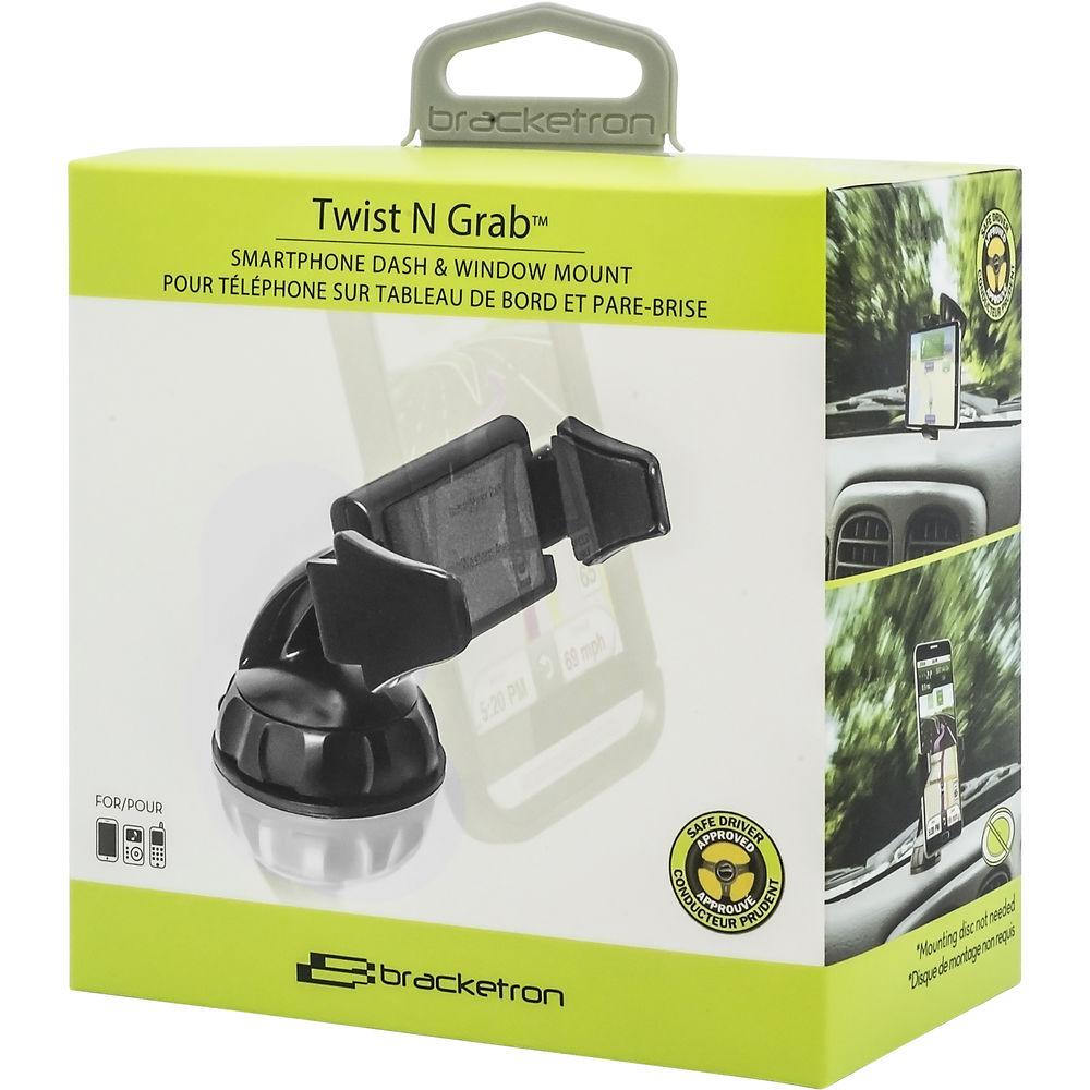 Bracketron Twist N Grab Universal Dash Windshield Mount