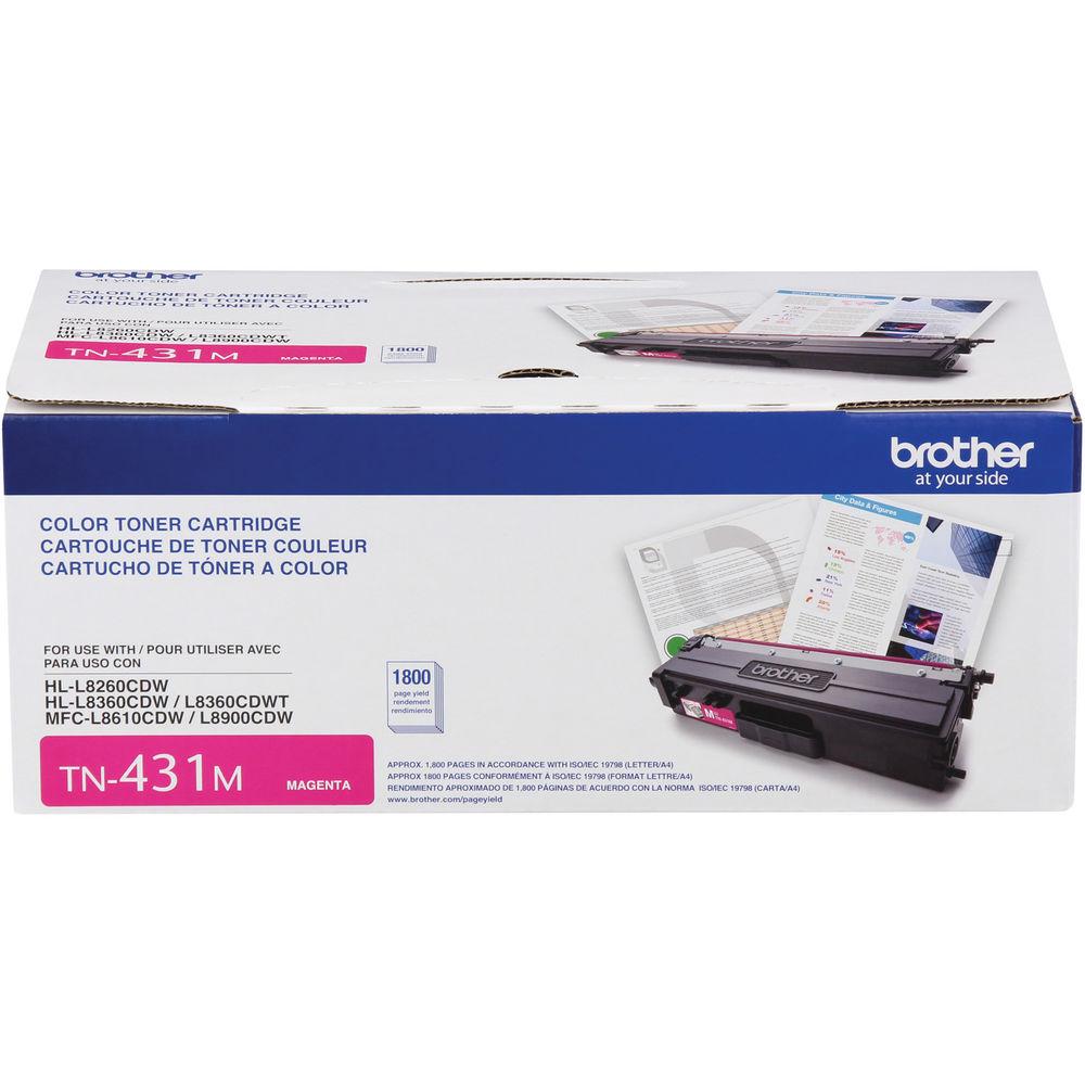 Brother TN431M Magenta Standard-Yield Toner Cartridge