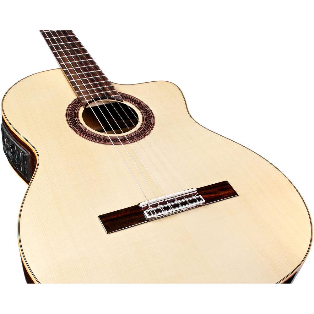 Cordoba GK Studio Negra Iberia Series Nylon-String Acoustic Electric Guitar
