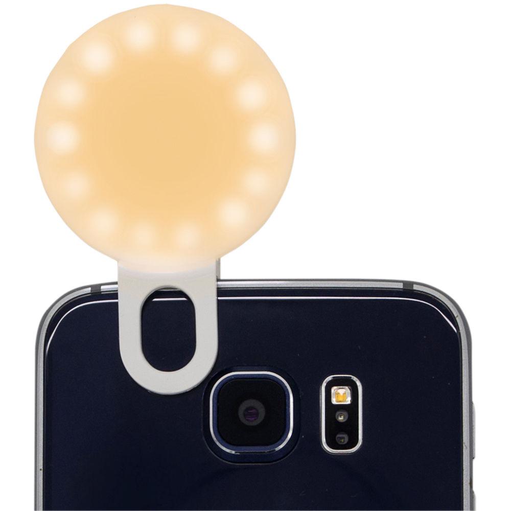 Dot Line Bi-Color Round Light with 20 LEDs & Phone Clip