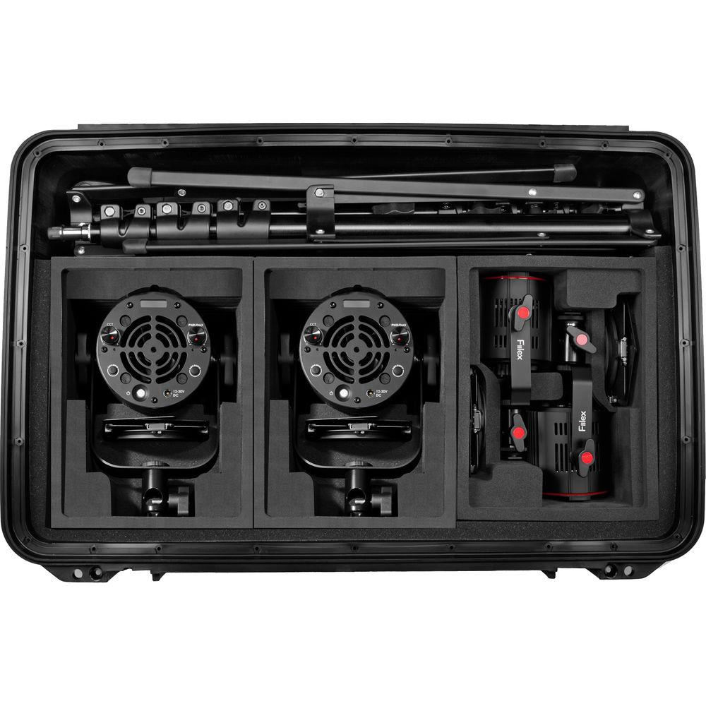 Fiilex K411P 4-Light LED Travel Kit