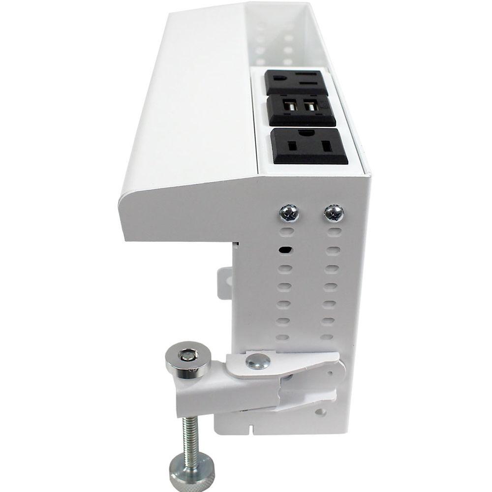 FSR Table-Edge Box for 2 T6 Large Brackets Up to 8 TBRT Cable Retractors