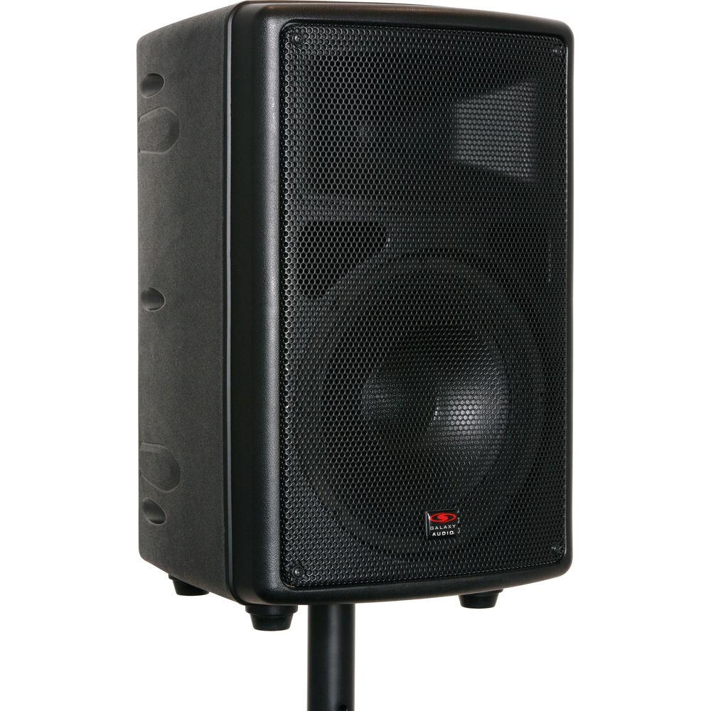 Galaxy Audio TQ8-40V0 Traveler Quest 8" Speaker with Bodypack Transmitter and Lavalier Microphone