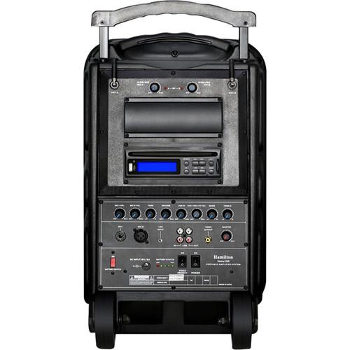HamiltonBuhl PA System DVD CD MP3 BT with Wireless Microphones
