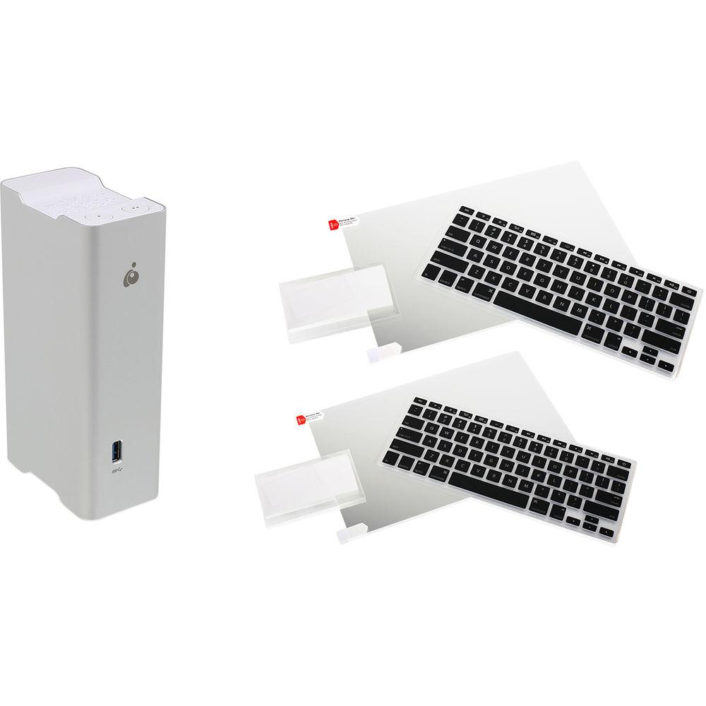 IOGEAR Thunderbolt 2 KVM Docking Station with Screen Protector Bundle