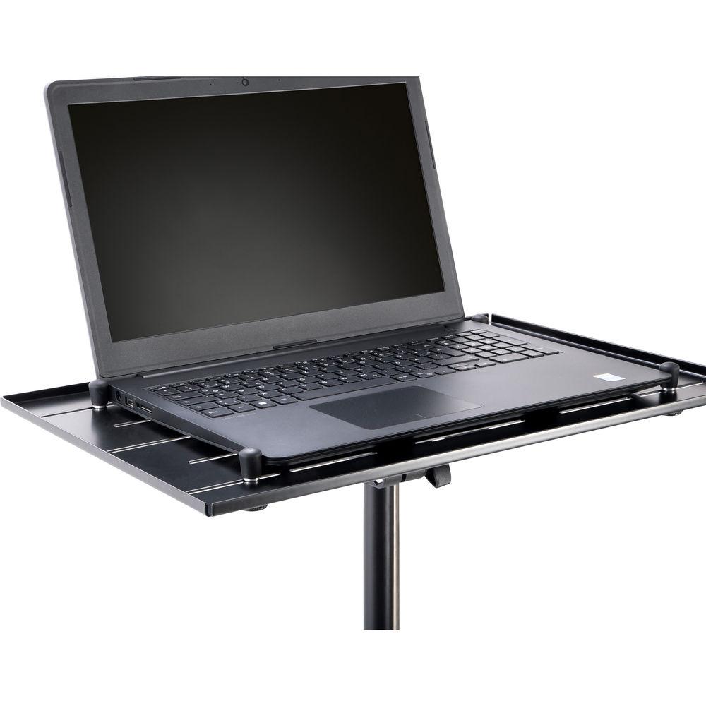 K&M 12185 Laptop Stand with Clamping Option