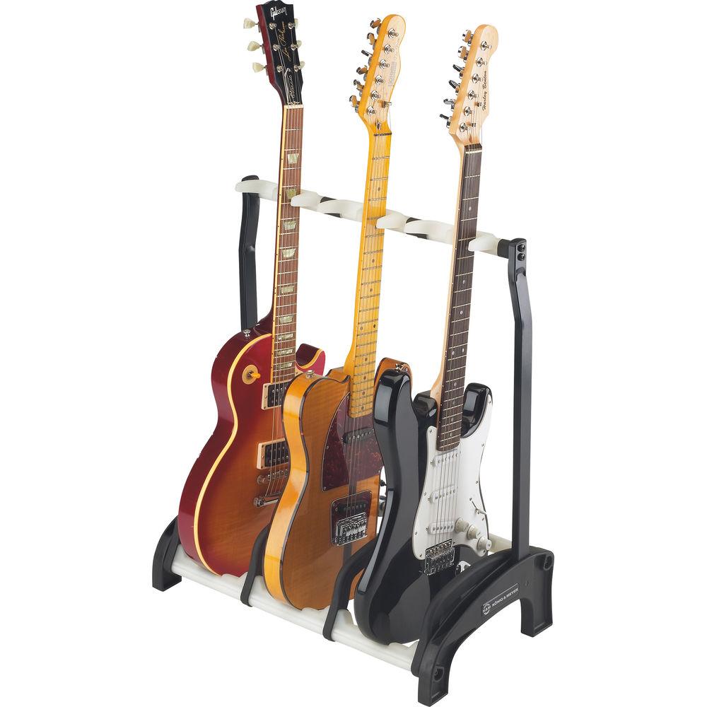 K&M 17513 Guardian 3, Three-Guitar Stand
