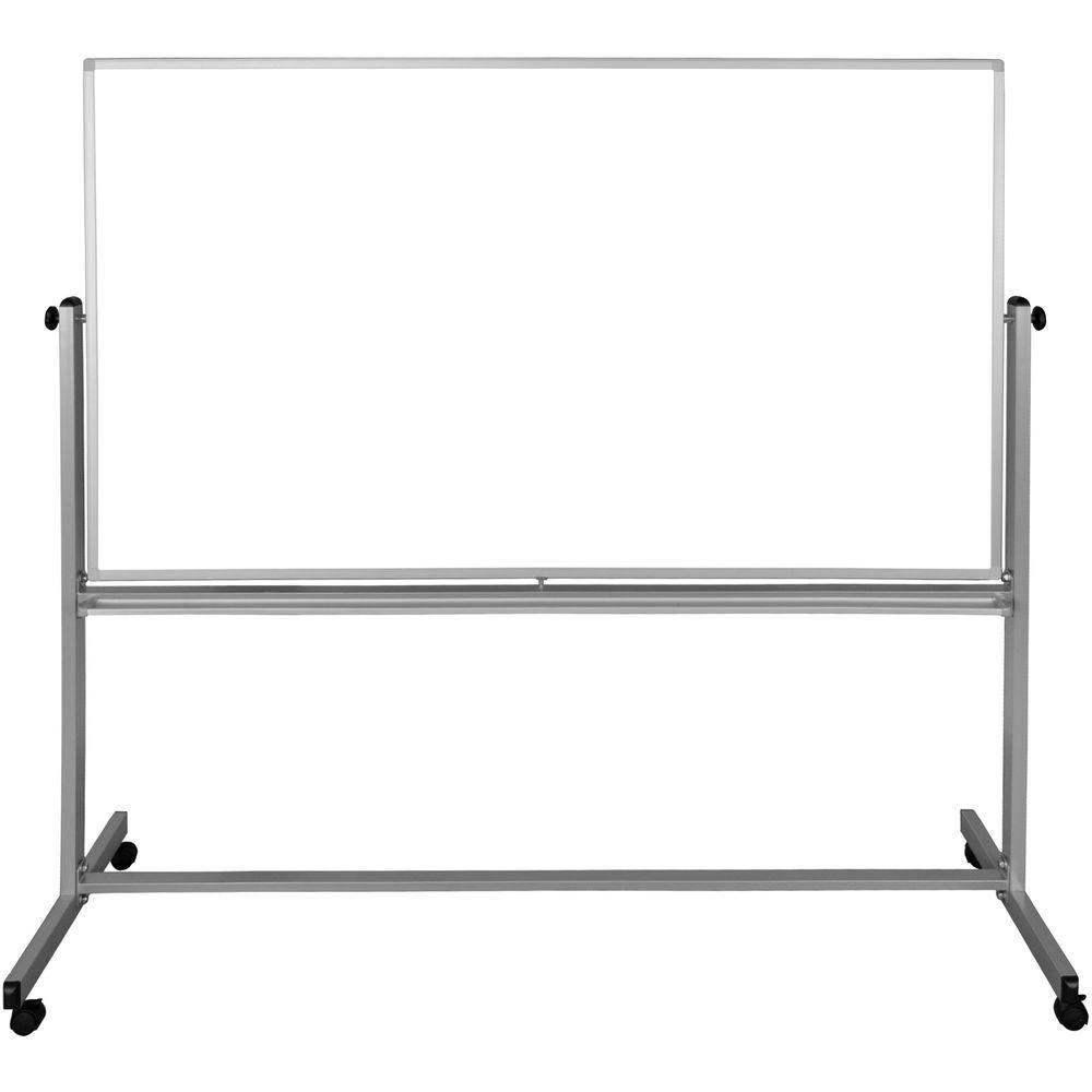 Luxor 72 x 48" Mobile Double-Sided Music Whiteboard