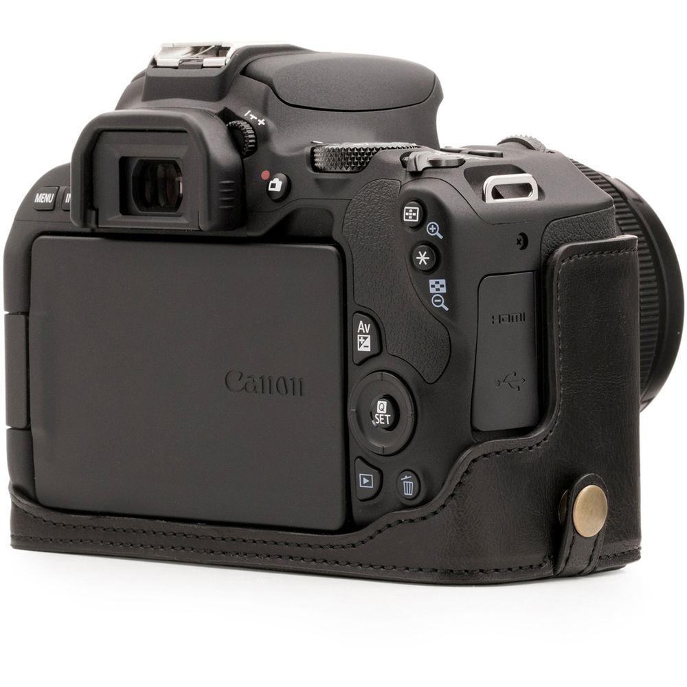 MegaGear Ever Ready Half Case and Strap for Canon EOS Rebel SL2, EOS 200D, Kiss X9