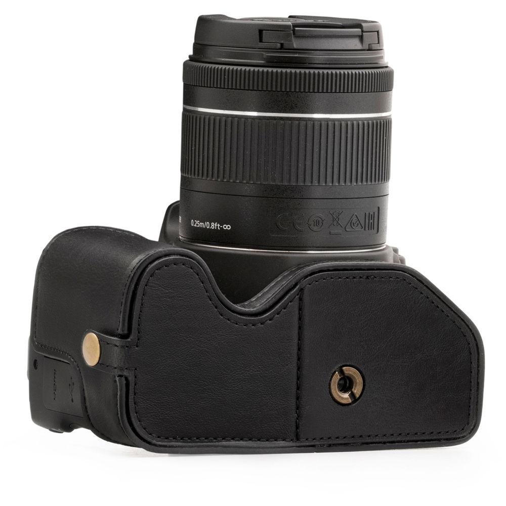 MegaGear Ever Ready Half Case and Strap for Canon EOS Rebel SL2, EOS 200D, Kiss X9