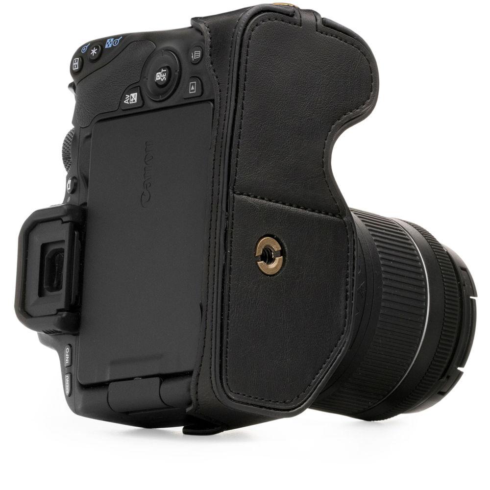 MegaGear Ever Ready Half Case and Strap for Canon EOS Rebel SL2, EOS 200D, Kiss X9