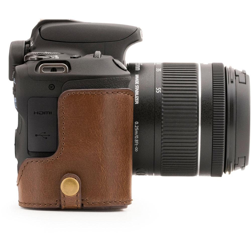 MegaGear Ever Ready Half Case and Strap for Canon EOS Rebel SL2, EOS 200D, Kiss X9
