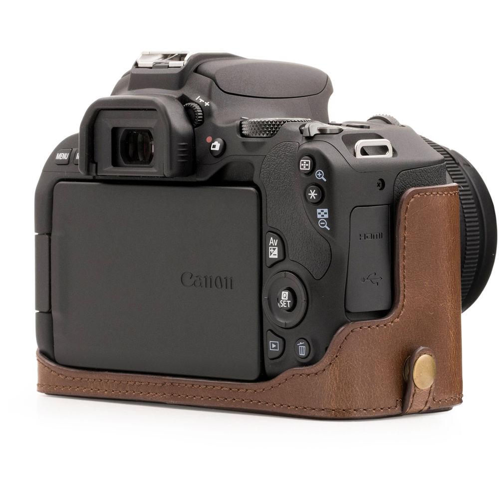 MegaGear Ever Ready Half Case and Strap for Canon EOS Rebel SL2, EOS 200D, Kiss X9