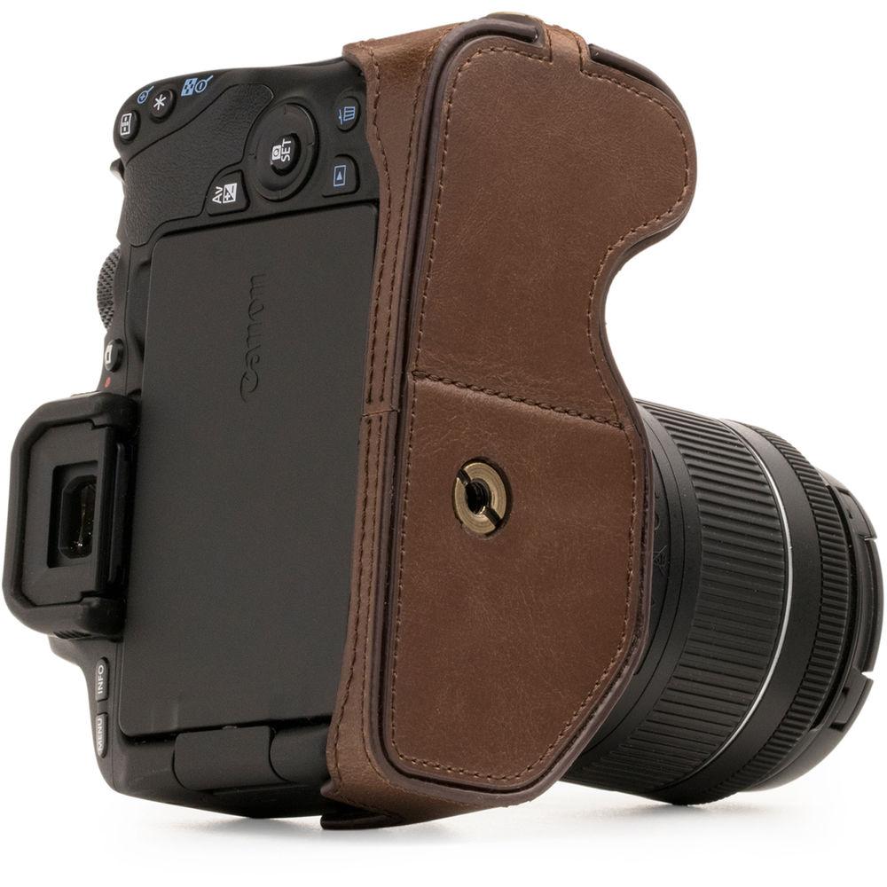 MegaGear Ever Ready Half Case and Strap for Canon EOS Rebel SL2, EOS 200D, Kiss X9
