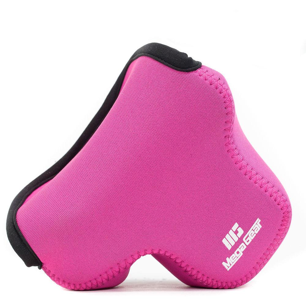 MegaGear Ultra-Light Neoprene Camera Case with Carabiner for Canon EOS M100 with 15-45mm