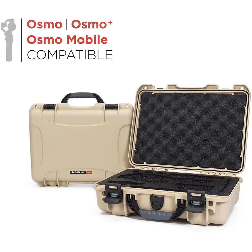 Nanuk 910 Waterproof Hard Case with Insert for DJI Osmo Series