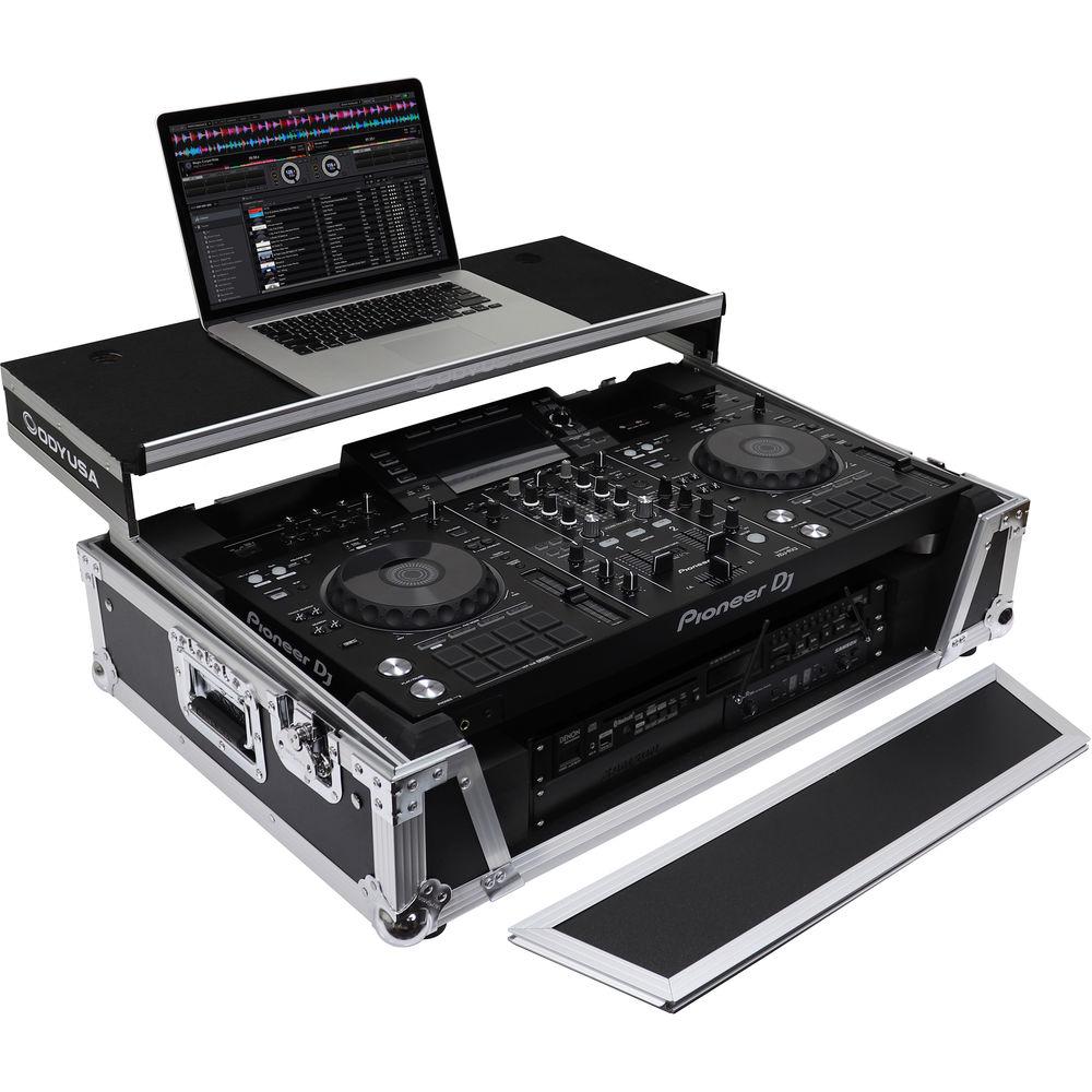 Odyssey Innovative Designs Flight Zone Glide Style Series Case for Pioneer XDJ-RX XDJ-RX2 DJ Controller